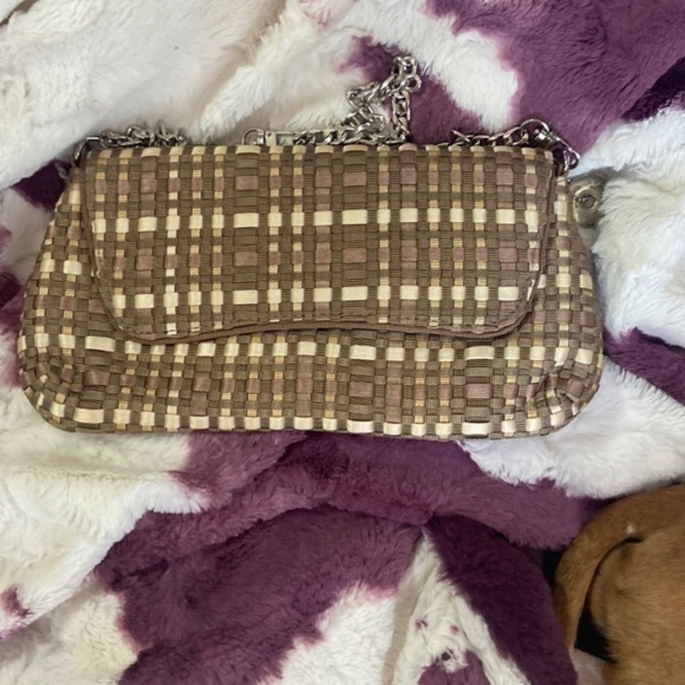 The Sak Basketweave Purse small with‎ chain handle